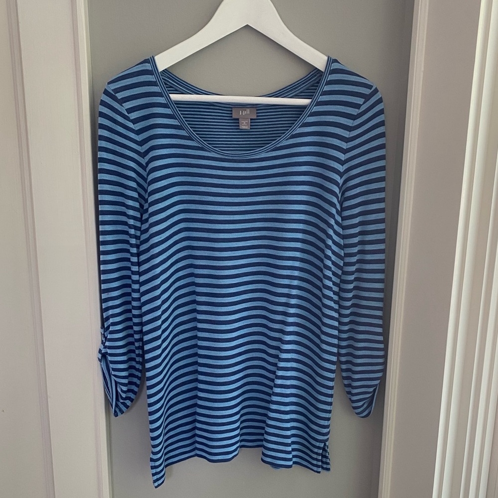 J. Jill Striped Long Sleeve